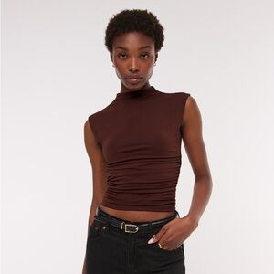 Madewell High Neck Tank Top